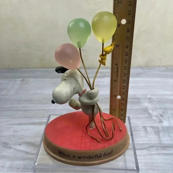 Hallmark Peanuts Gallery 2010 Snoopy Woodstock “What A Wonderful Day!”Figurine - Picture 13 of 14
